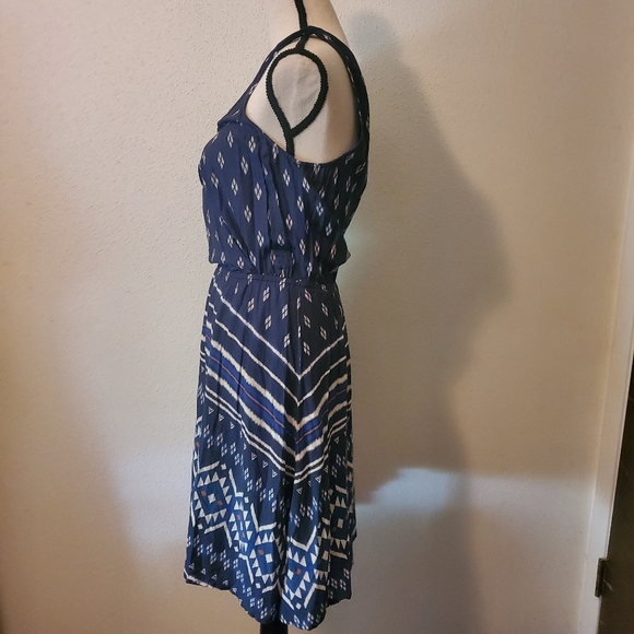 Lucky Brand Tribal Print Sleeveless Dress - Picture 6 of 10